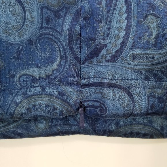 Vintage Y2K Embellished Satin Paisley Top 8 - Picture 8 of 8